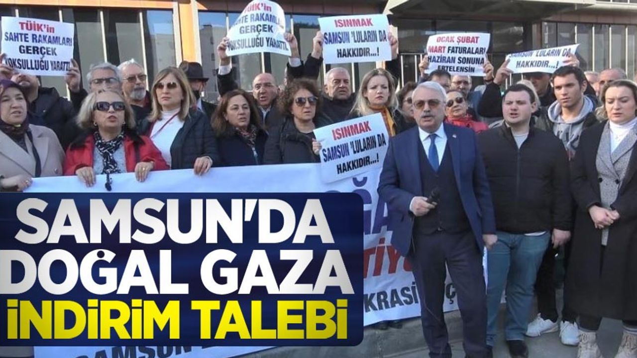 Samsun'da doğal gaza indirim talebi