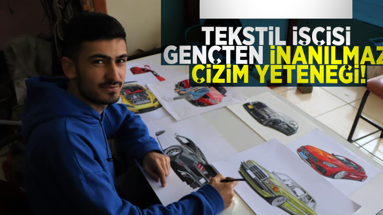 Tekstil İşçisi Gencin İnanılmaz Çizim Yeteneği Hayran Bıraktı!