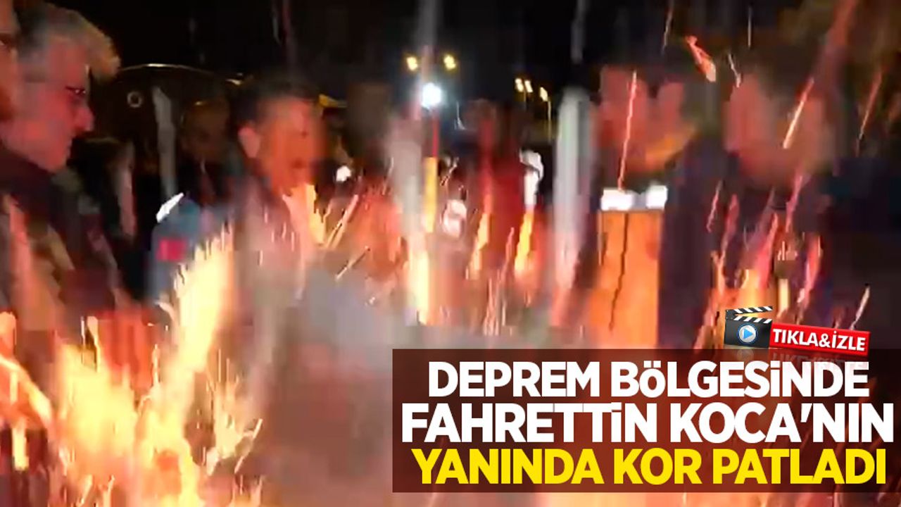 Deprem bölgesinde Fahrettin Koca'nın yanında kor patladı!