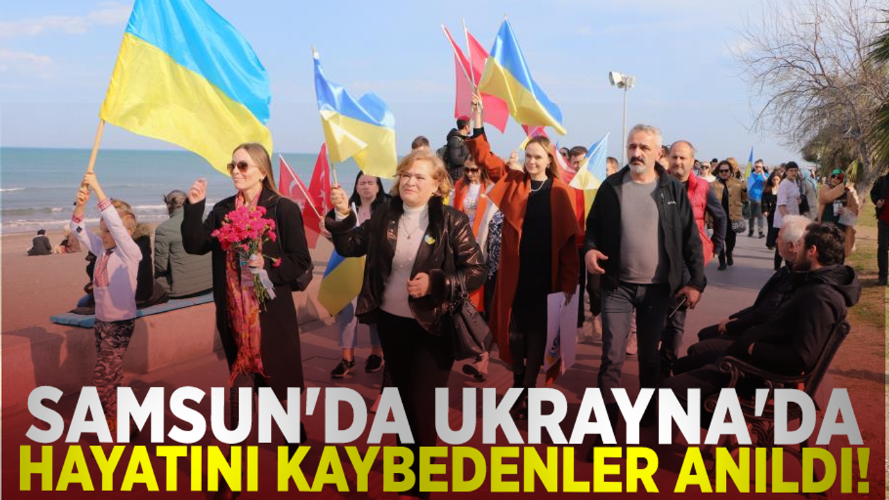 Rusya-Ukrayna savaşının 1. yılında Ukrayna'da hayatını kaybedenler anıldı