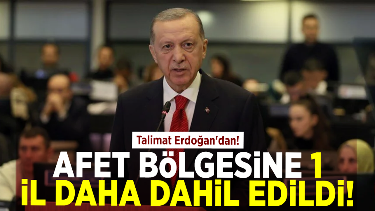 Talimat Cumhurbaşkanı Erdoğan'dan! Elazığ 11'inci il olarak afet bölgesine dahil edildi