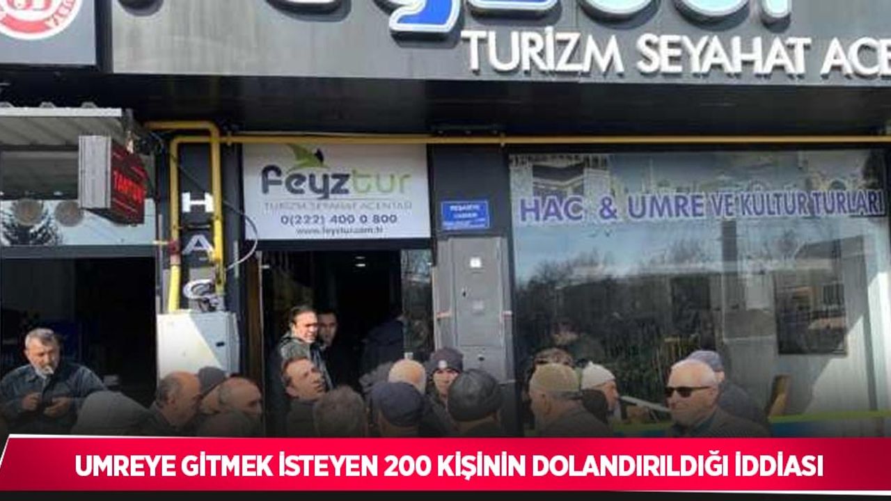 Umreye gitmek isteyen 200 kişinin dolandırıldığı iddiası