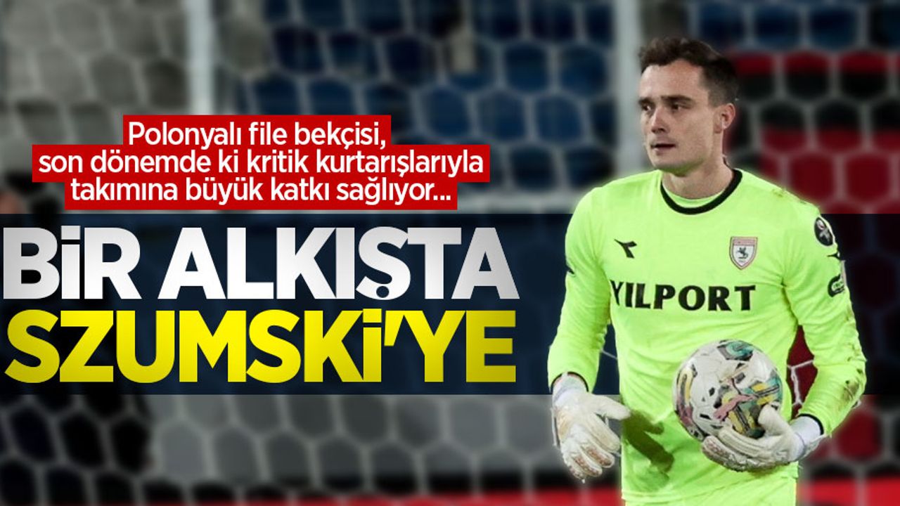 Polonyalı file bekçisi, son dönemde ki kritik kurtarışlarıyla takımına büyük katkı sağlıyor... Bir alkışta Szumski'ye 