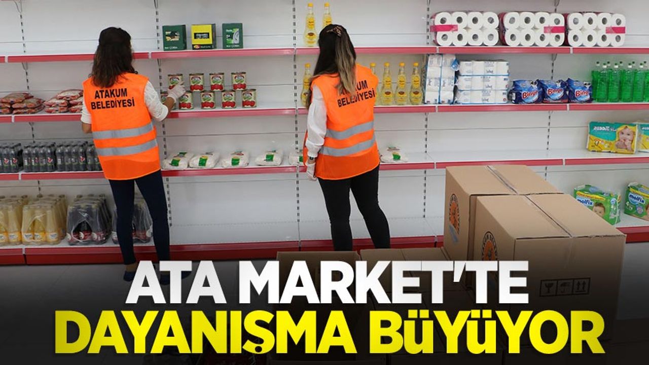 Ata Market’te dayanışma büyüyor