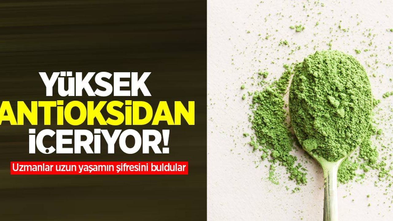 Yüksek antioksidan içeriyor! Uzmanlar uzun yaşamın şifresini buldular