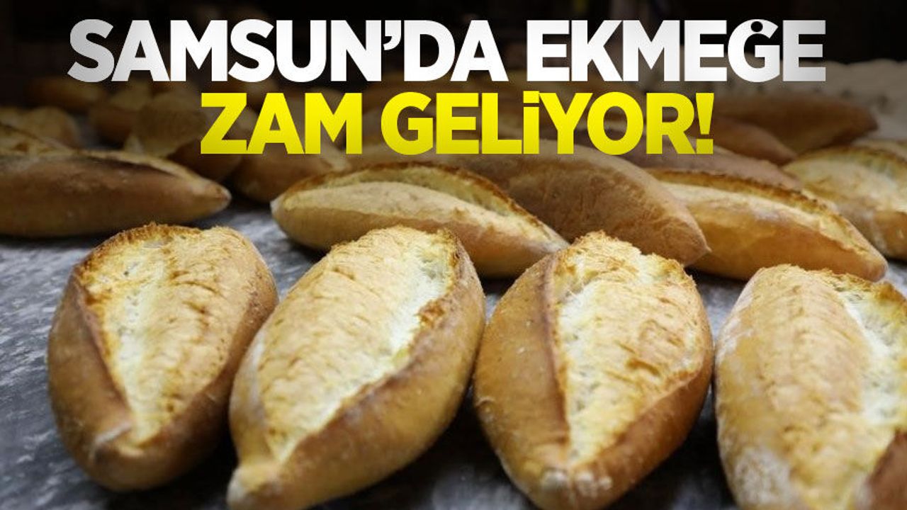Samsun'da ekmeğe zam geliyor