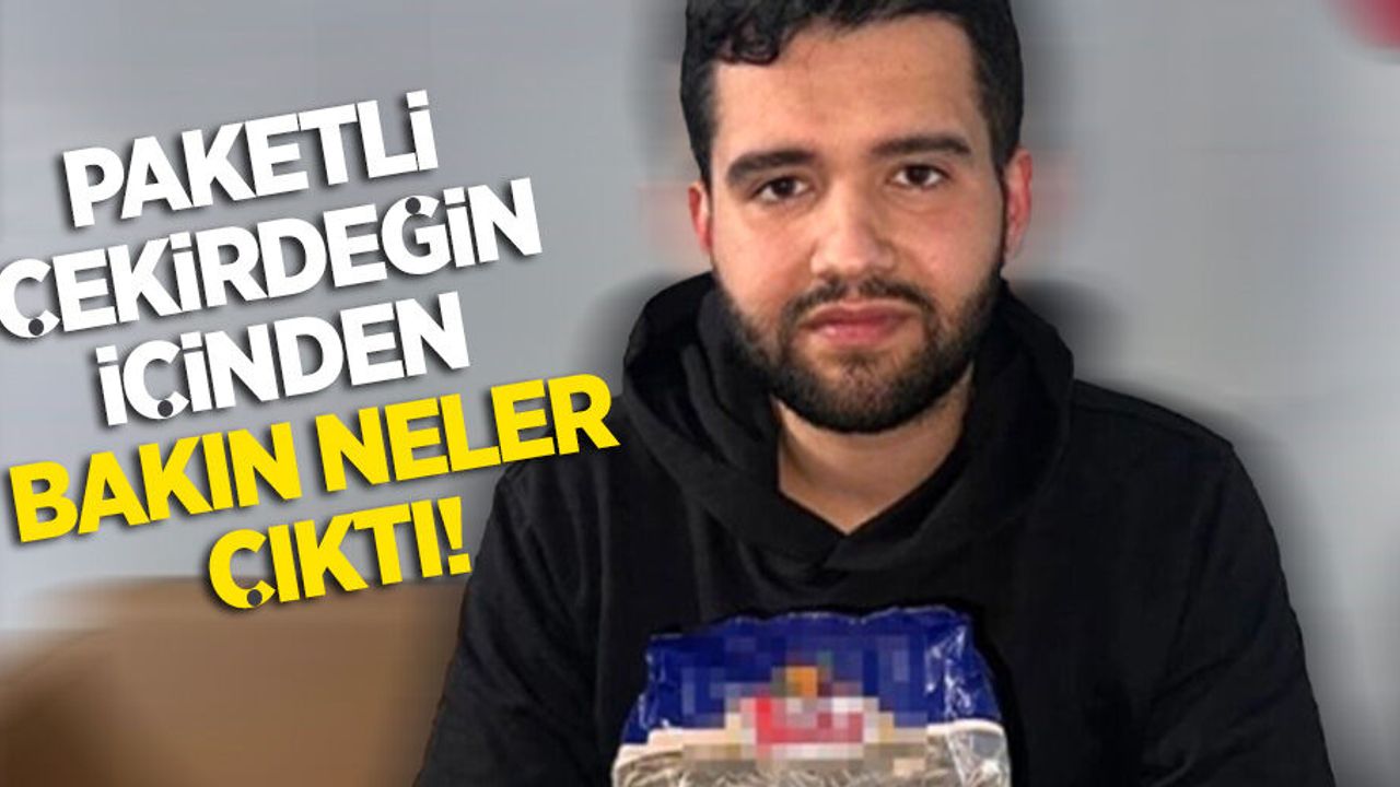 Paketli çekirdeğin içinden bakın neler çıktı