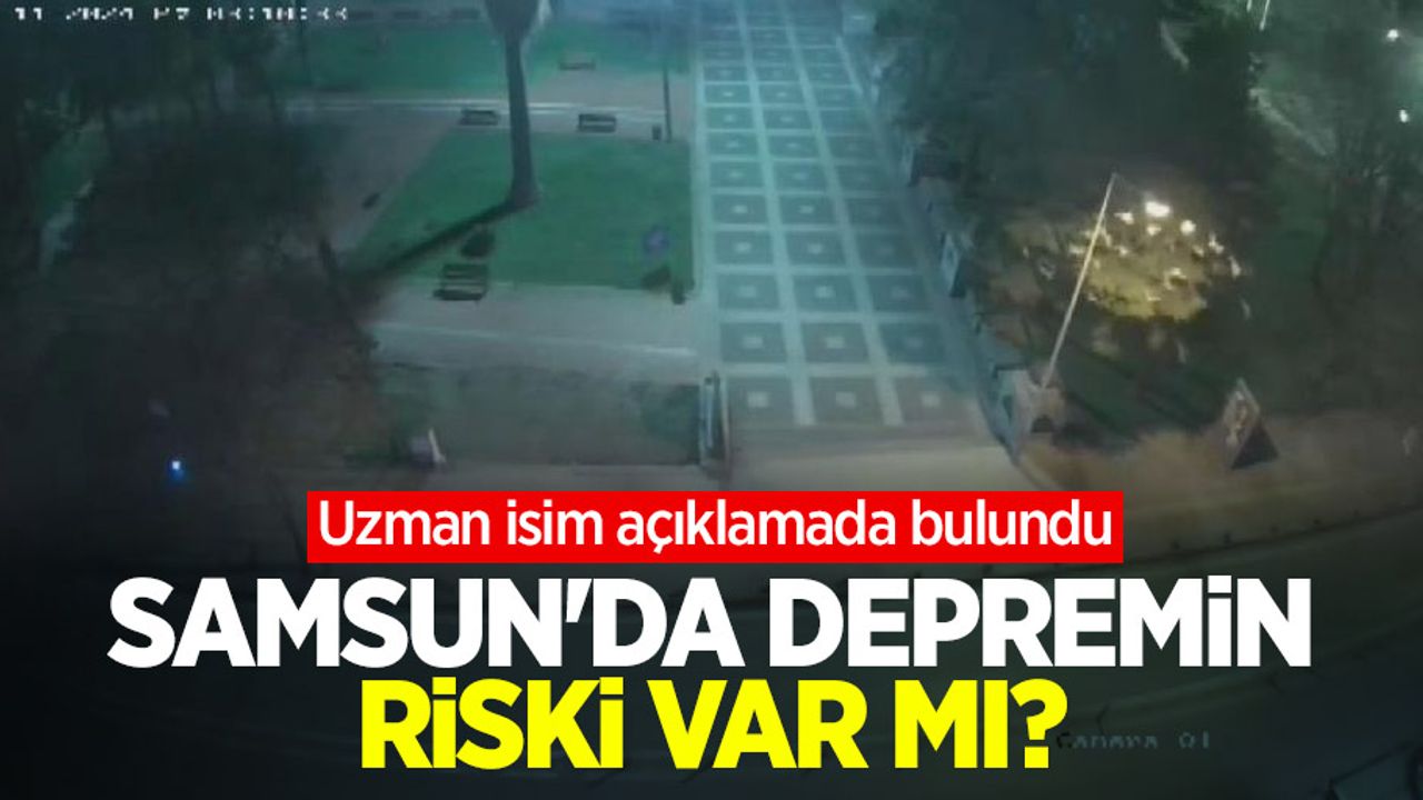Samsun'daki depremin riski var mı? Uzman isim açıklamada bulundu