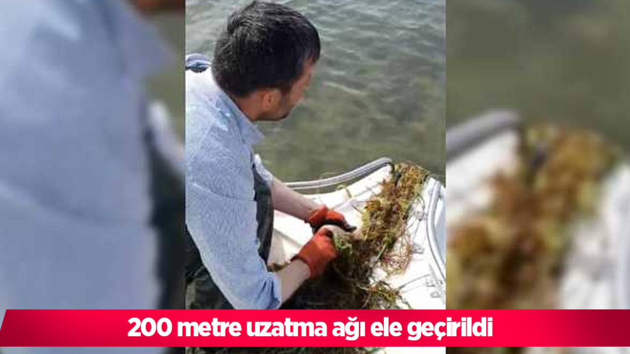 200 metre uzatma ağı ele geçirildi
