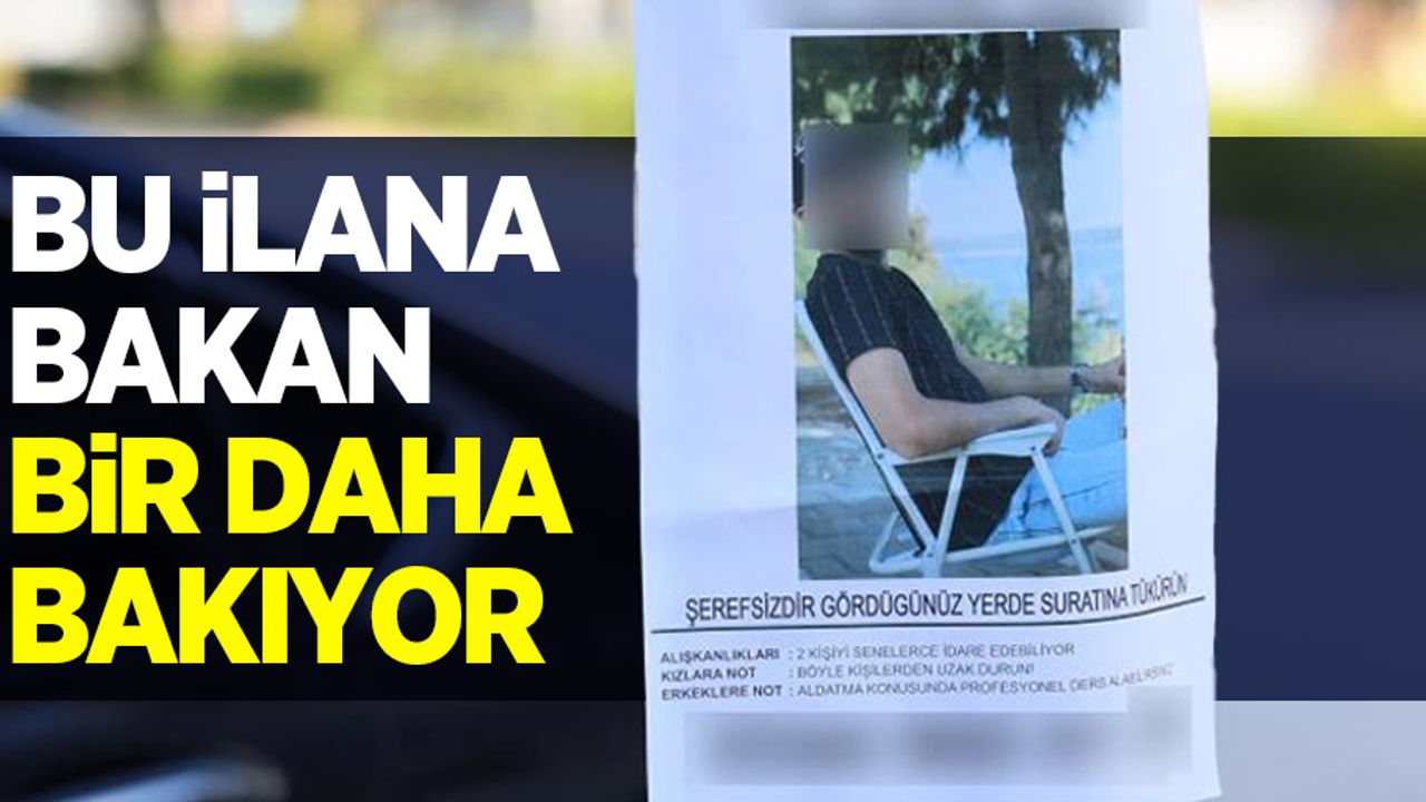 Bu ilana bir bakan bir daha bakıyor