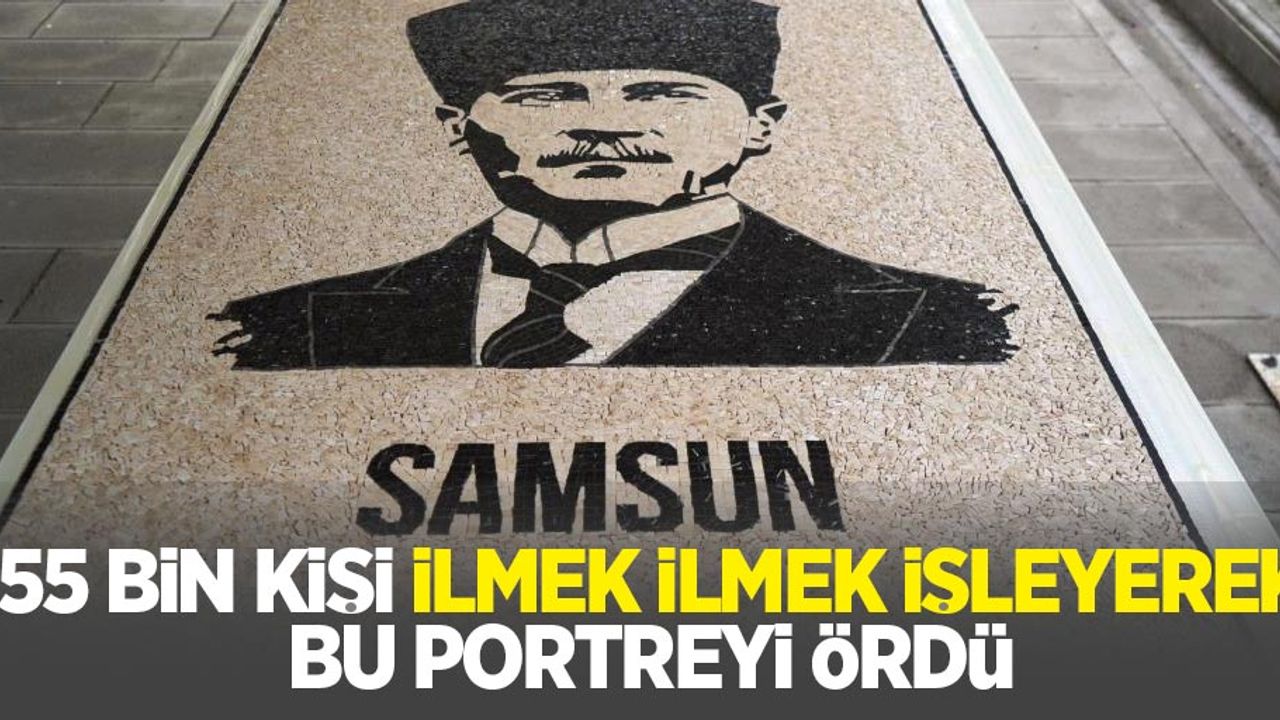 155 bin kişi ilmek ilmek işleyerek bu portreyi ördü 