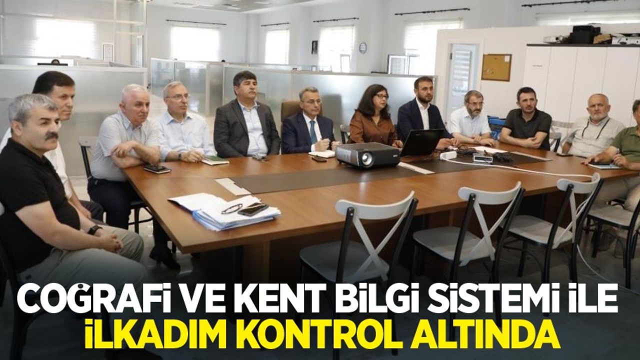 Coğrafi ve Kent Bilgi Sistemi ile İlkadım kontrol altında