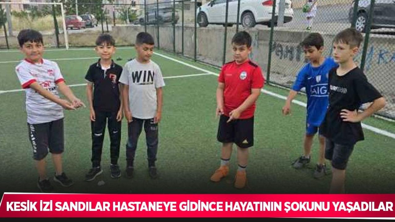 Kesik izi sandılar, hastaneye gidince hayatının şokunu yaşadılar