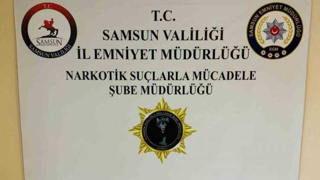 Samsun’da 952 adet sentetik ecza ile yakalanan şahıs tutuklandı