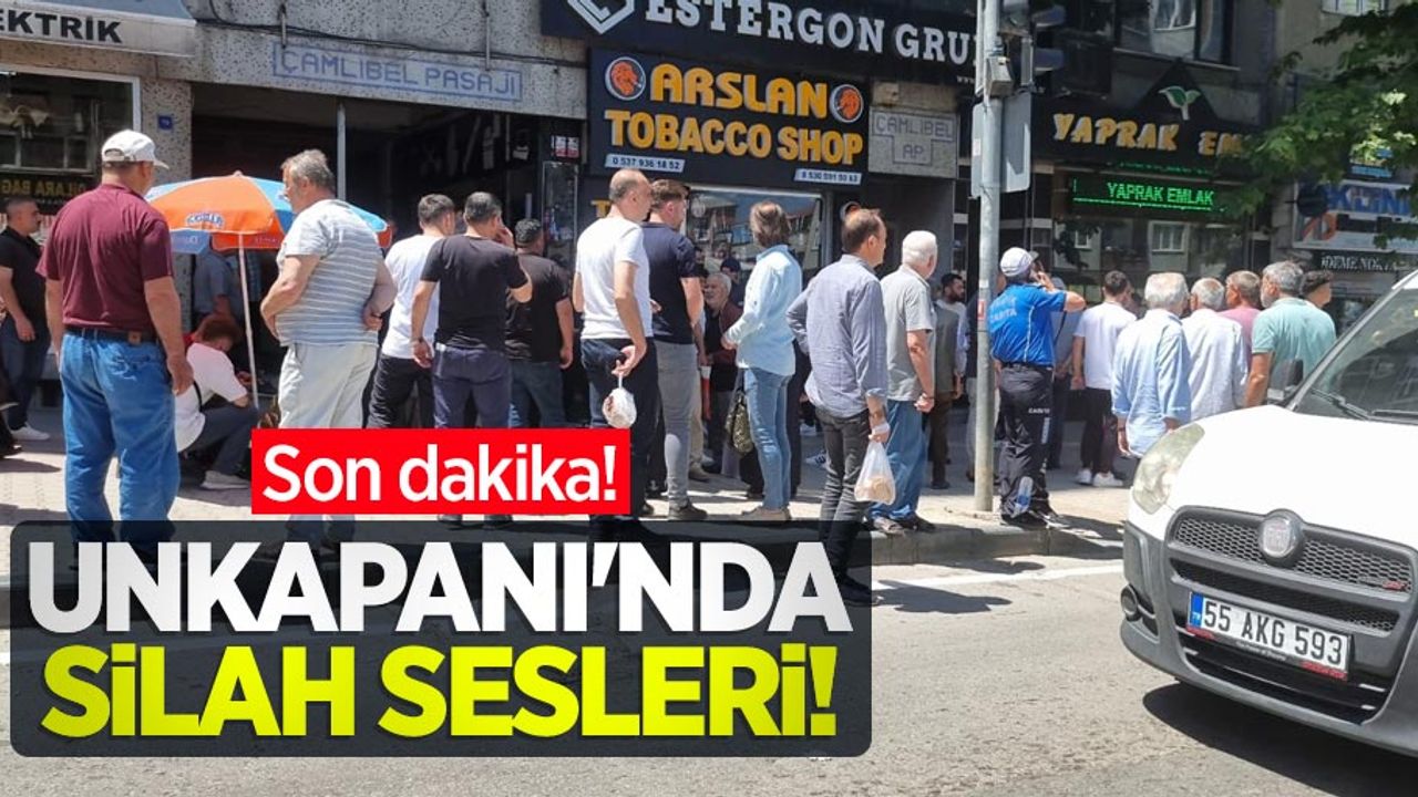 Son dakika! Unkapanı'nda silah sesleri!