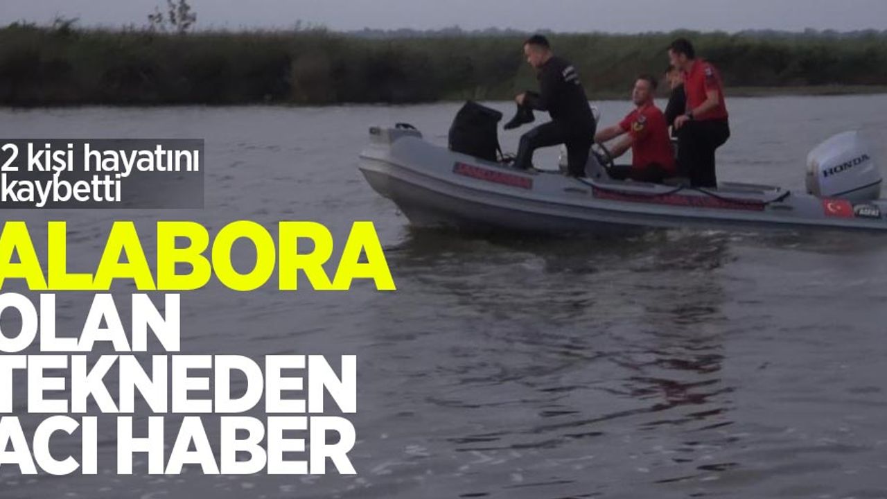 Alabora olan tekneden acı haber: 2 kişi hayatını kaybetti
