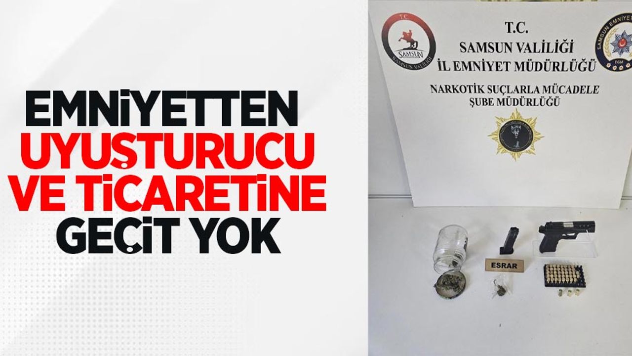  Emniyetten uyuşturucu ve ticaretine geçit yok