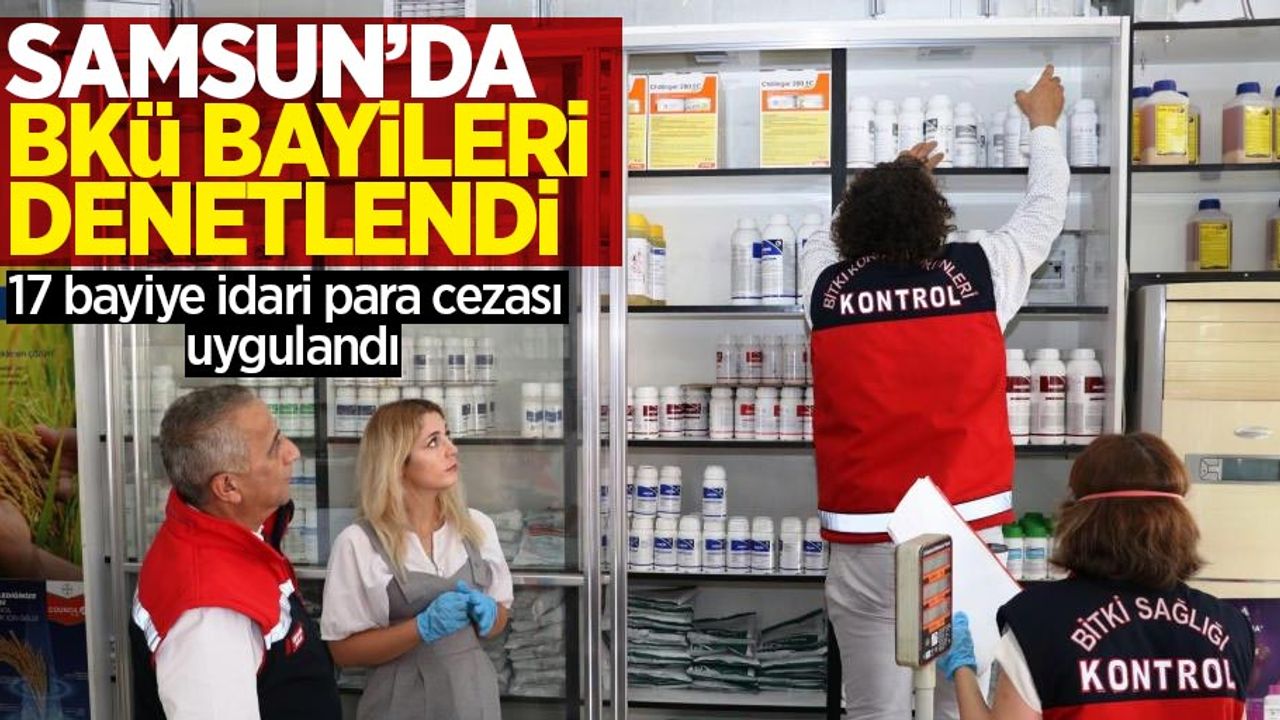 Samsun'da BKÜ bayileri denetlendi: 17 bayiye idari para cezası uygulandı