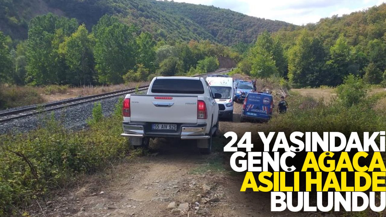 24 yaşındaki genç ağaca asılı halde bulundu
