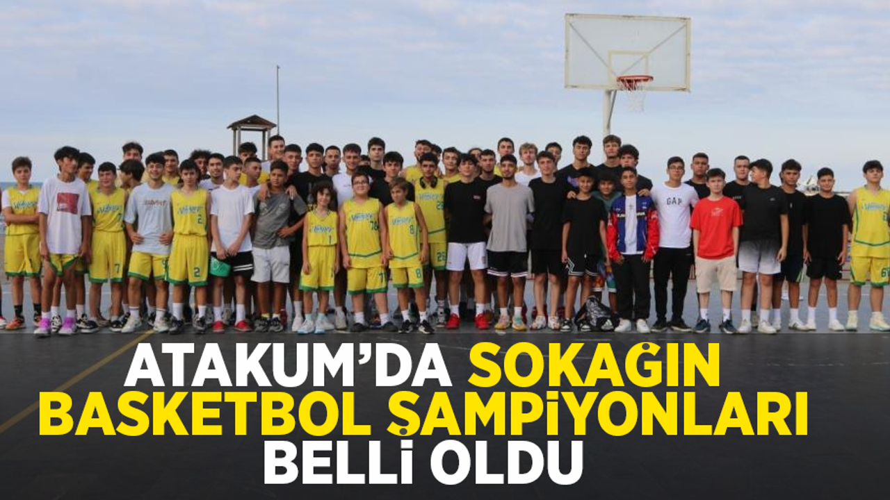 Atakum'da sokağın Basketbol Şampiyonları belli oldu