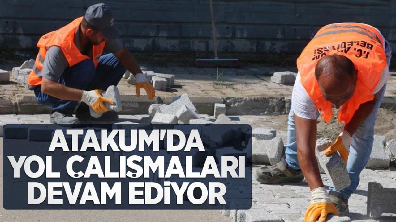 Atakum’da yol çalışmaları devam ediyor