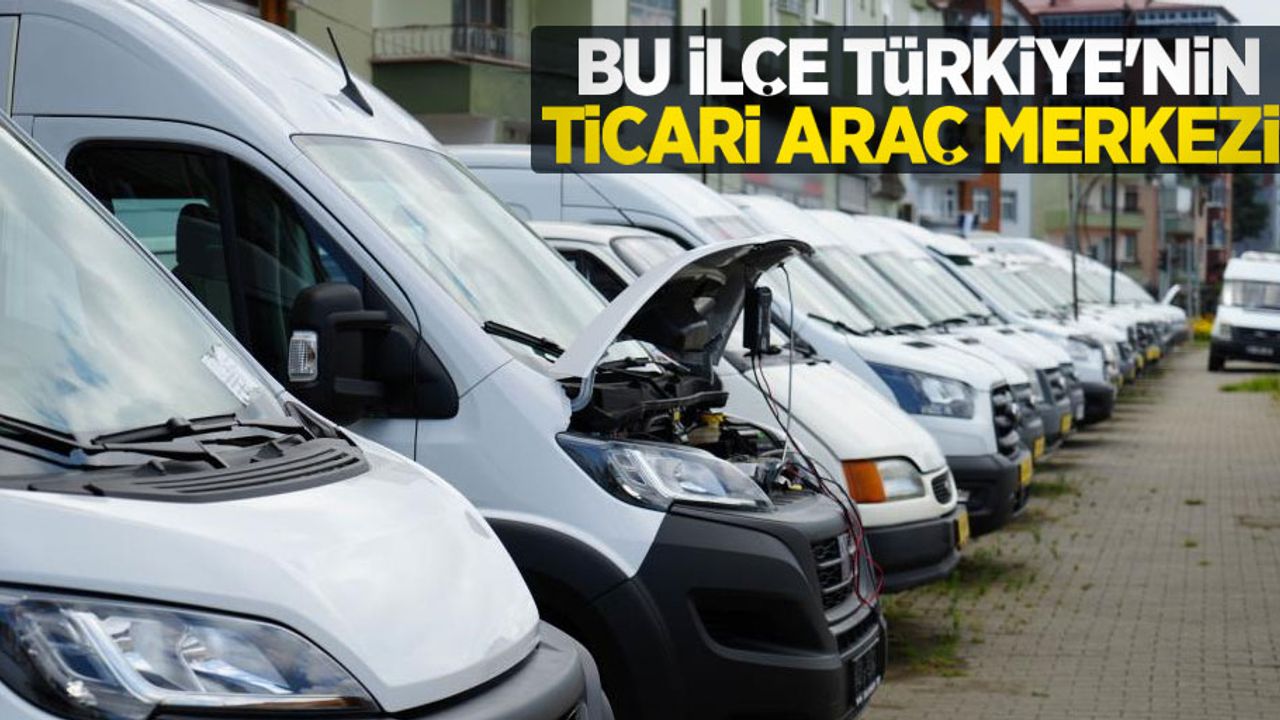 Bu ilçe, Türkiye'nin ticari araç merkezi