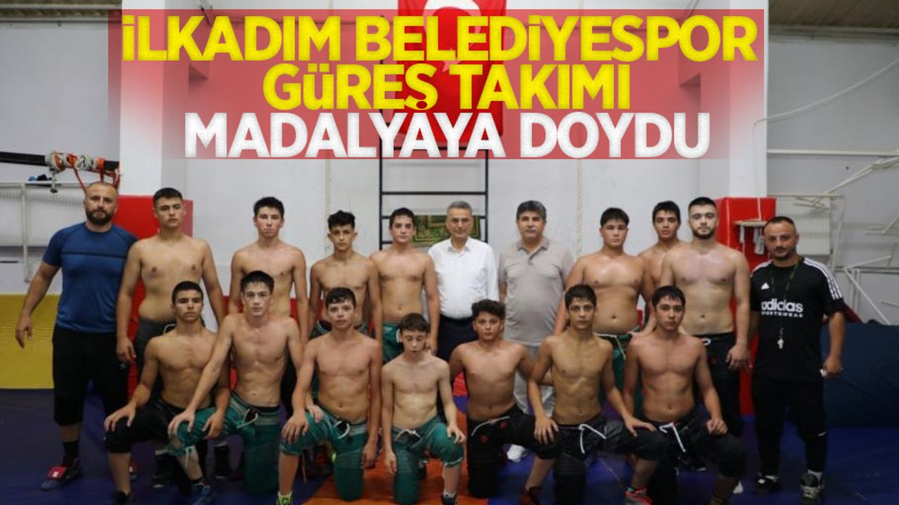 İlkadım Belediyespor Güreş Takımı madalyaya doydu