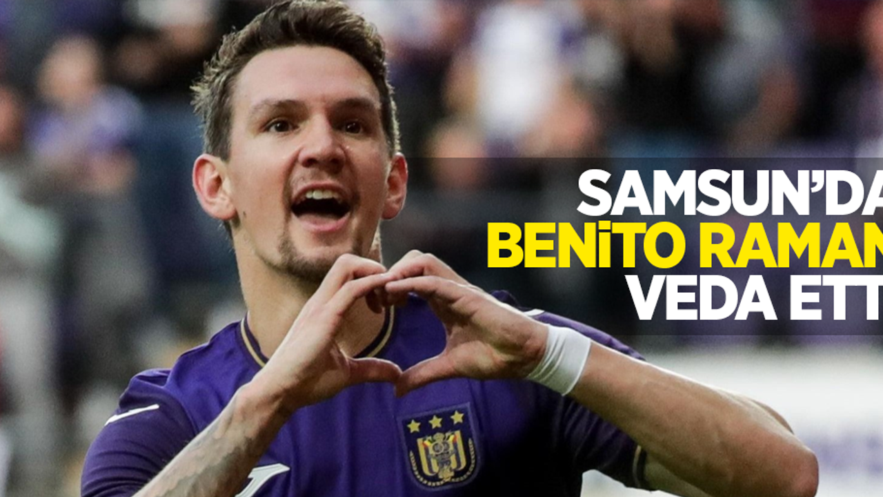 Samsunspor'da Benito Raman veda etti