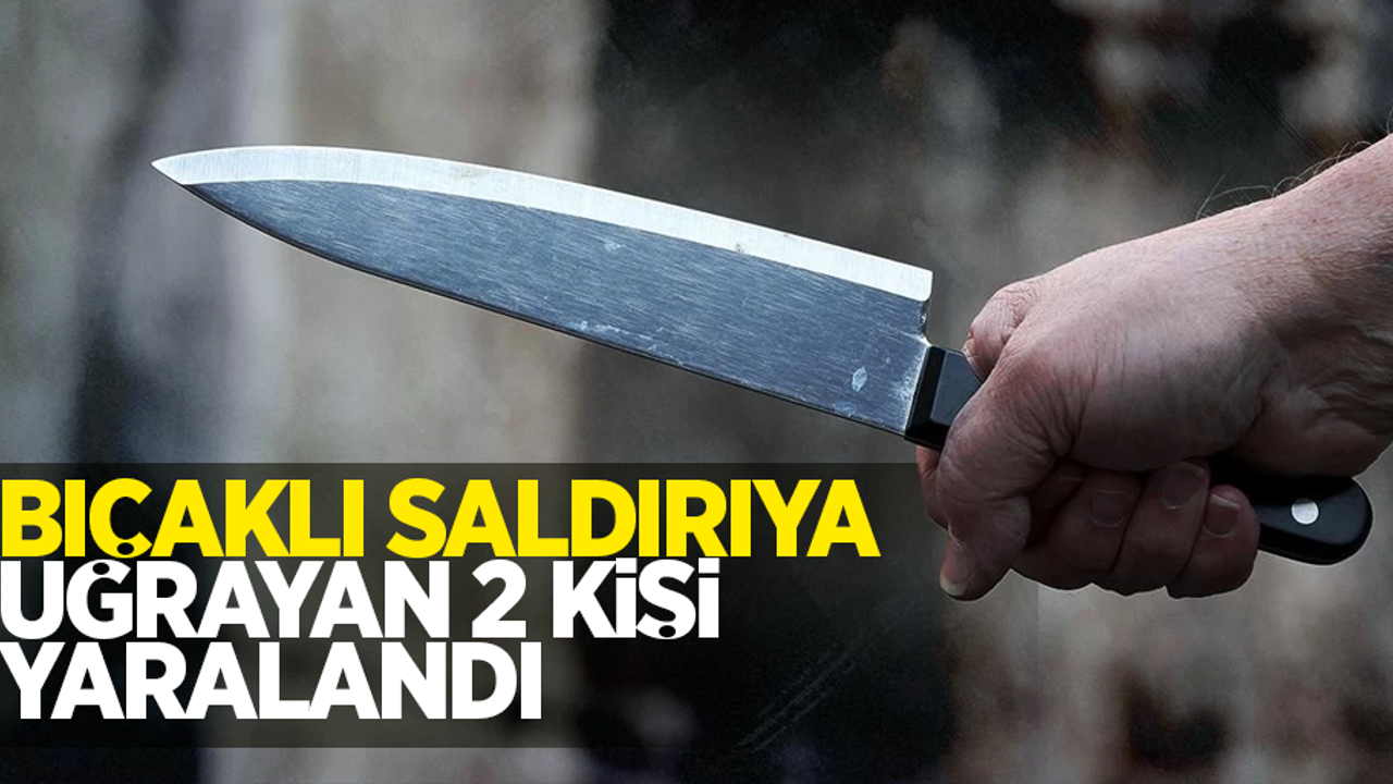 Bıçaklı saldırıya uğrayan iki kişi yakalandı