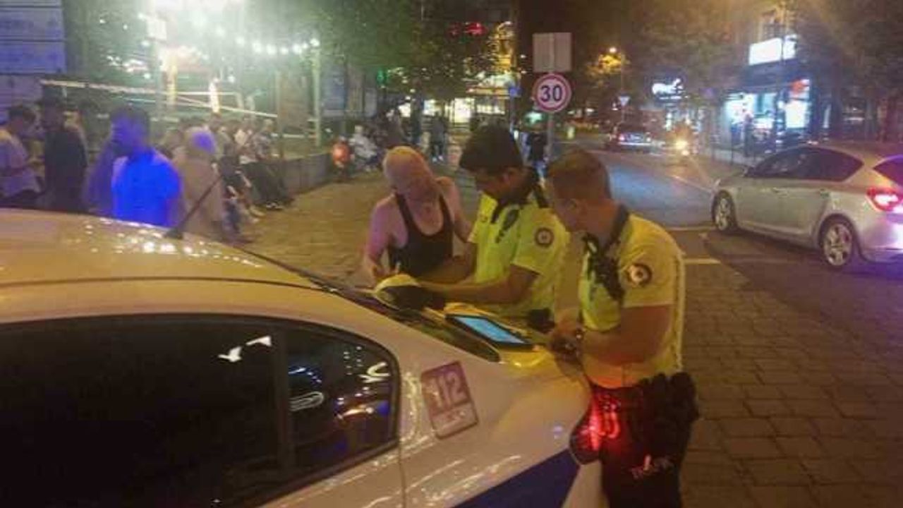 Dur ihtarına uymayan sürücü polisten kaçtı