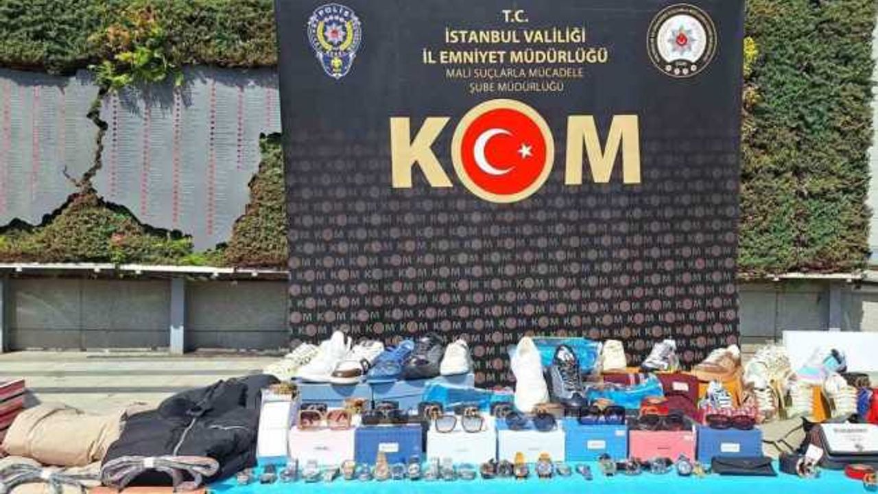 İstanbul’da sahtecilik operasyonu: 54 milyon liralık ürün ele geçirildi