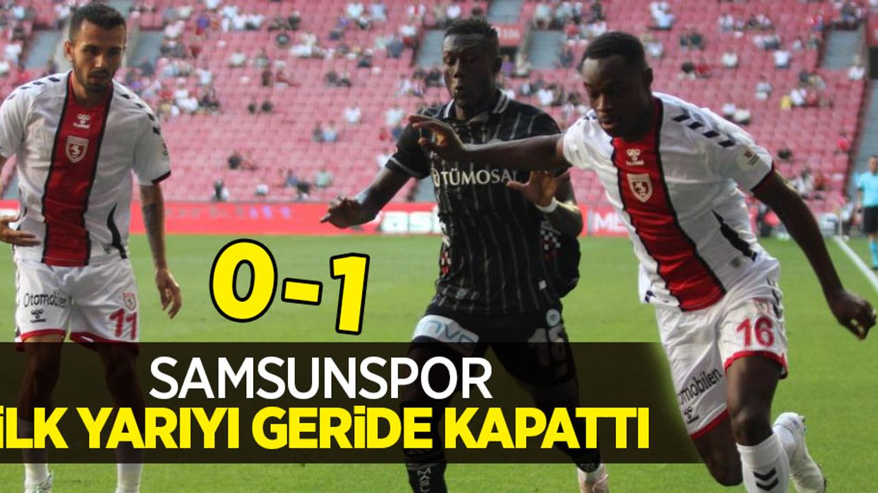 Samsunspor ilk yarıyı geride kapattı! Samsunspor 0-1 Konyaspor