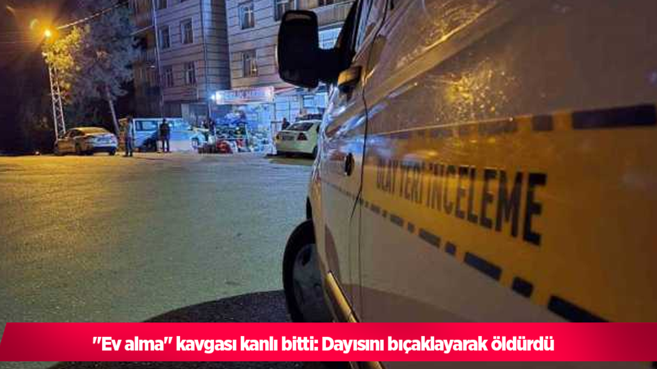"Ev alma" kavgası kanlı bitti: Dayısını bıçaklayarak öldürdü