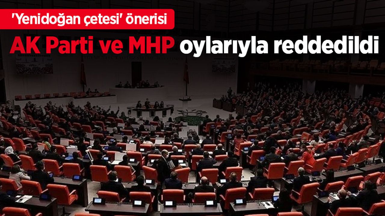 'Yenidoğan çetesi' önerisi AK Parti ve MHP oylarıyla reddedildi