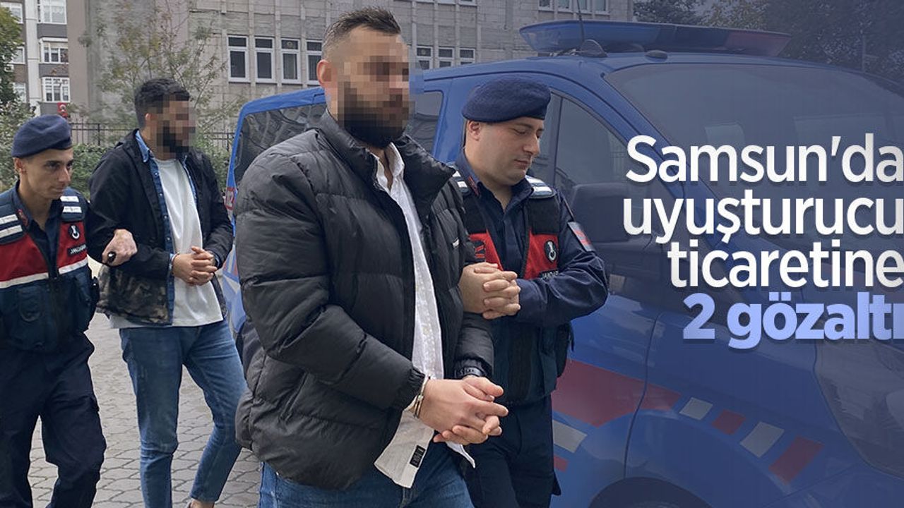 Samsun'da uyuşturucu ticaretine 2 gözaltı