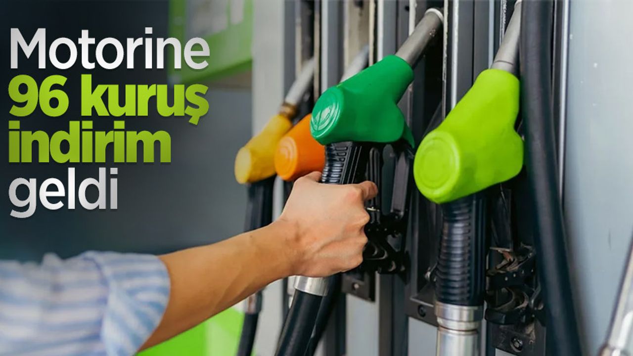 Motorine 96 kuruş indirim geldi