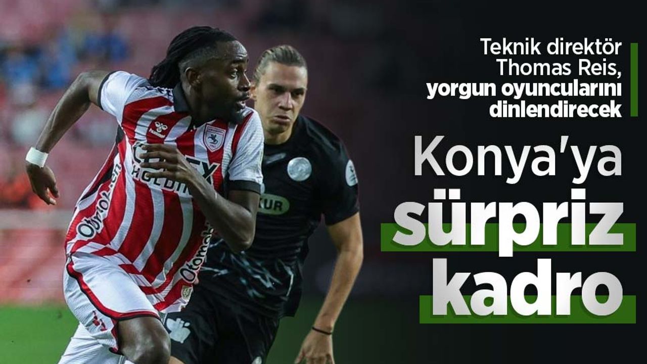 Teknik direktör Thomas Reis, yorgun oyuncularını dinlendirecek, Konya'ya sürpriz kadro