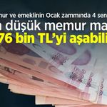 Memur ve emeklinin Ocak zammında 4 senaryo: En düşük memur maaşı 76 bin TL’yi aşabilir