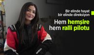 Bir elinde hayat bir elinde direksiyon: Hem hemşire hem ralli pilotu