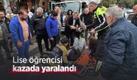 Lise öğrencisi kazada yaralandı