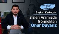 Anahtar Parti’den 1. Yıl Kutlaması! Başkan Karkucak tüm vatandaşları davet etti