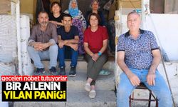 Bir ailenin yılan paniği: Geceleri nöbet tutuyorlar