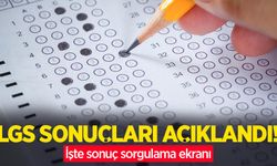 LGS sonuçları açıklandı! İşte sonuç sorgulama ekranı