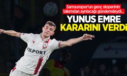 Samsunspor'un genç stoperinin takımdan ayrılacağı gündemdeydi...  YUNUS EMRE  KARARINI  VERDİ