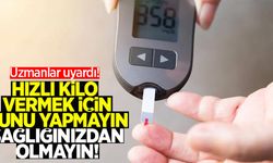 Uzmanlar uyardı: Hızlı kilo vermek için bunu yapmayın sağlığınızdan olmayın!