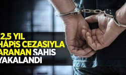 12,5 yıl hapis cezasıyla aranan şahıs yakalandı