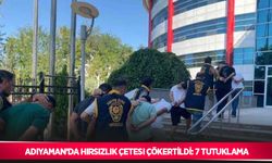 Adıyaman’da hırsızlık çetesi çökertildi: 7 tutuklama