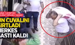 Başkan Candal'dan gönülleri fetheden hareket: Un çuvalını sırtladı, herkes şaştı kaldı