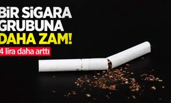 Bir sigara grubuna daha zam! 4 lira daha arttı