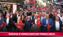 Bursa’da 15 Temmuz şehitleri törenle anıldı